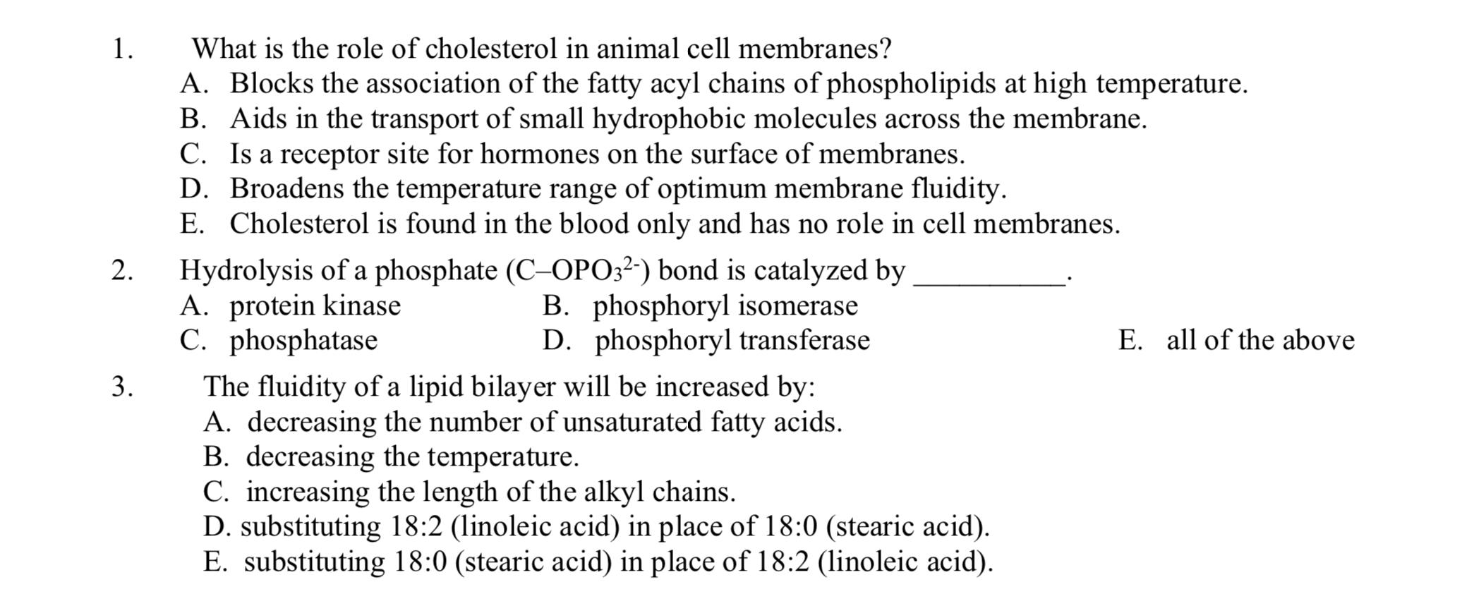 solved-1-2-what-is-the-role-of-cholesterol-in-animal-cell-chegg