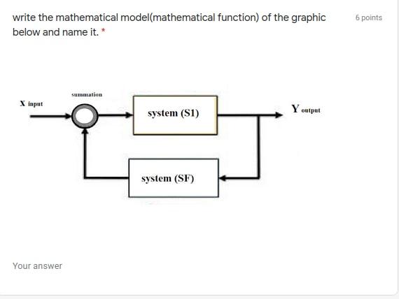 Solved 6 points write the mathematical model(mathematical | Chegg.com