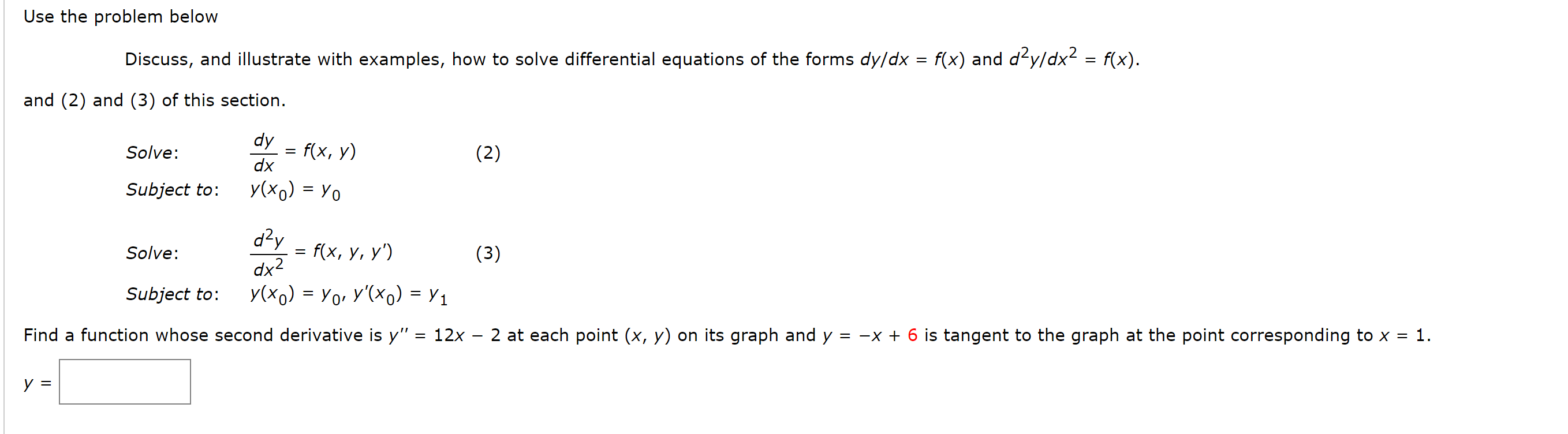 Use The Problem Below Discuss And Illustrate With Chegg Com