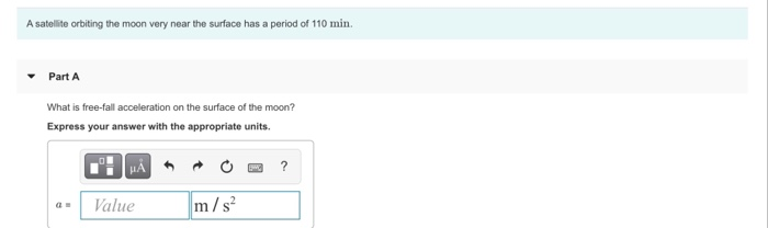 What Is Free Fall Acceleration On The Surface Of The Moon