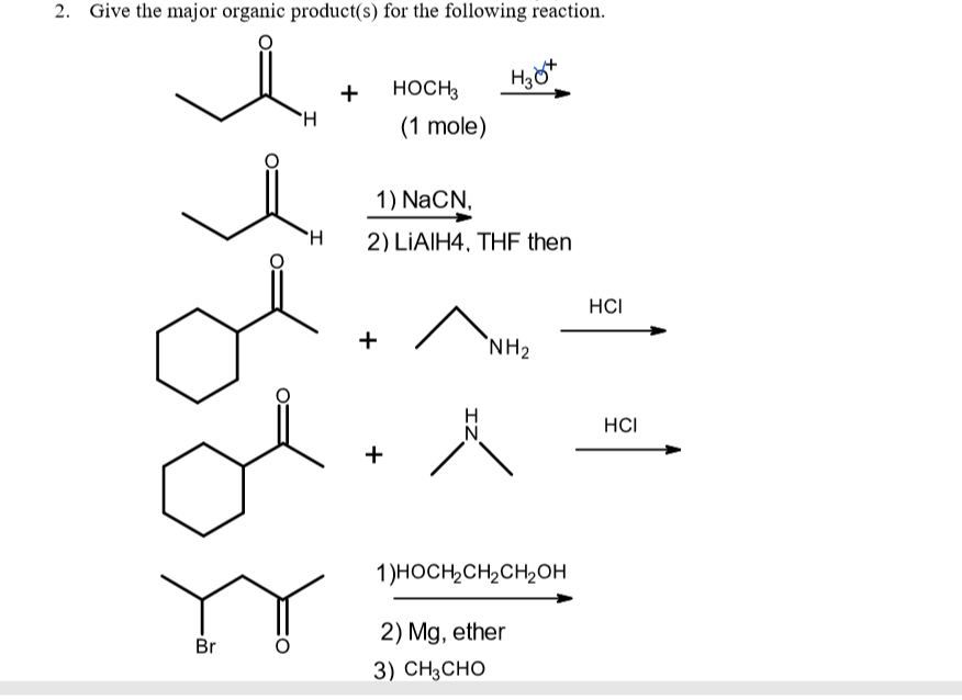 Solved 3. Draw The Structure Of The Alcohol And Carbonyl 