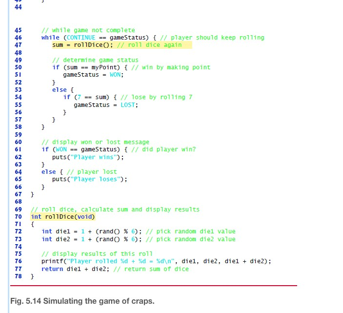 6.20 (Game of Craps) Write a program that runs 1000 | Chegg.com