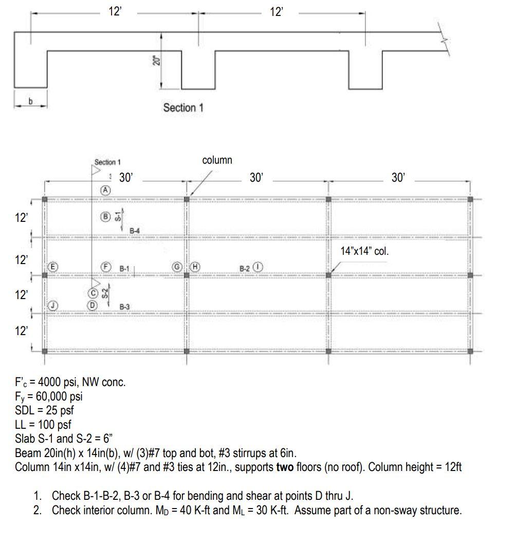 1 What Is The Bending Moment Mu In The Beam At Point Chegg Com