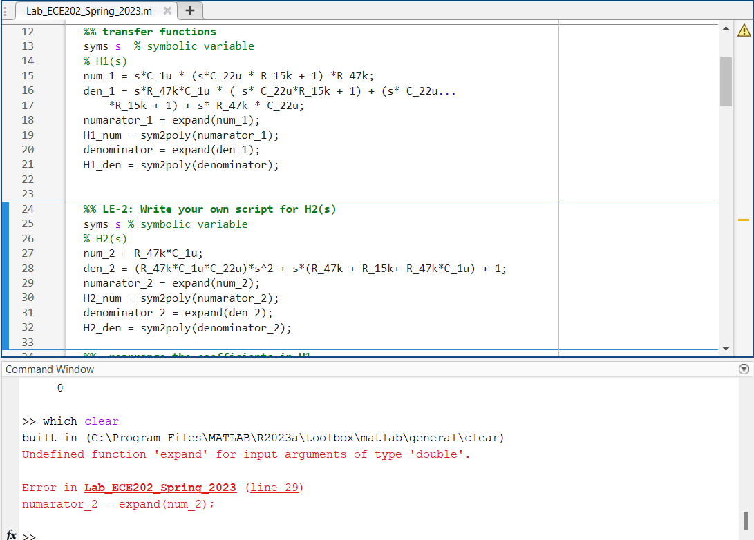 Solved How can I fix this error code?expand works fine in | Chegg.com
