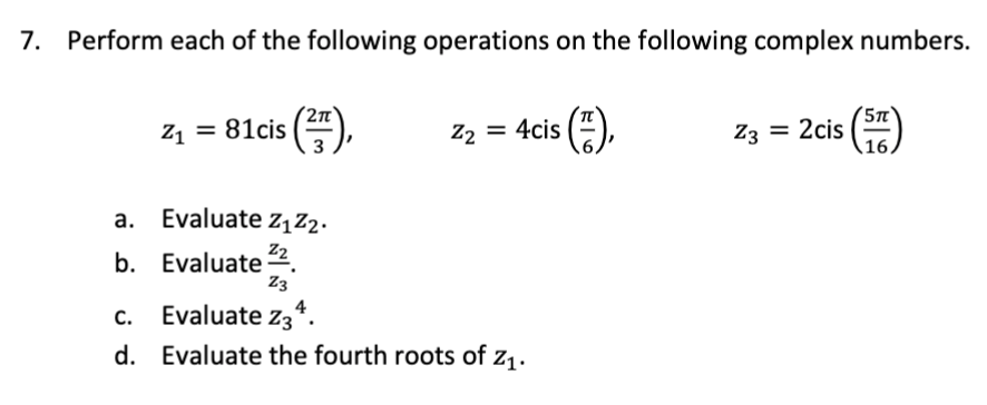 Solved Perform each of the following operations on the | Chegg.com