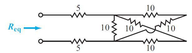 Solved Find Req for the circuit in figure below. All | Chegg.com