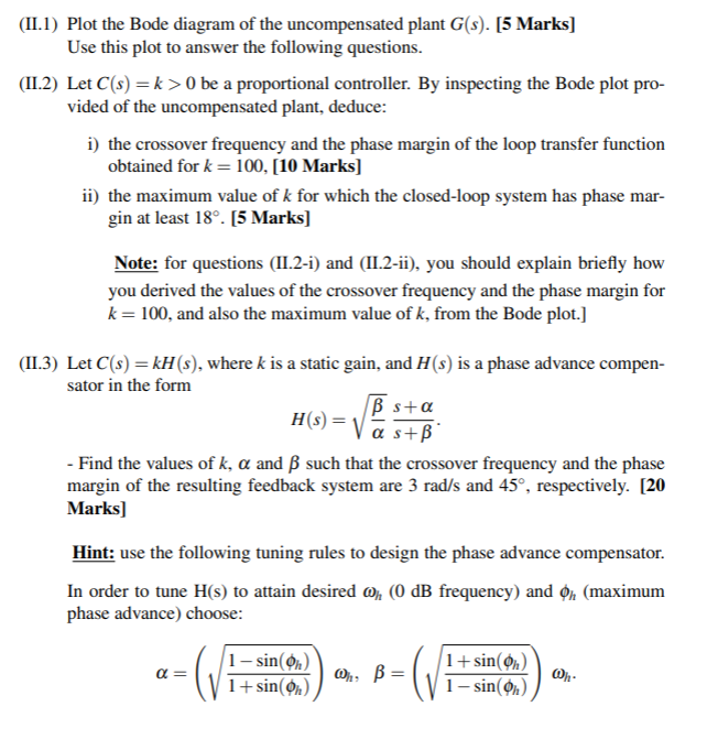 Solved Consider the generic feedback system shown in Figure | Chegg.com