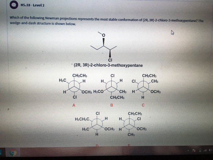 Solved H5.18-level 2 Which Of The Following Newman 