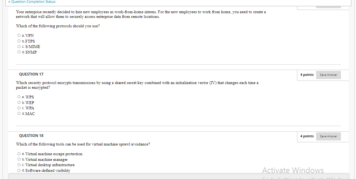 Solved Question Completion Status: QUESTION 13 4 points Save | Chegg.com