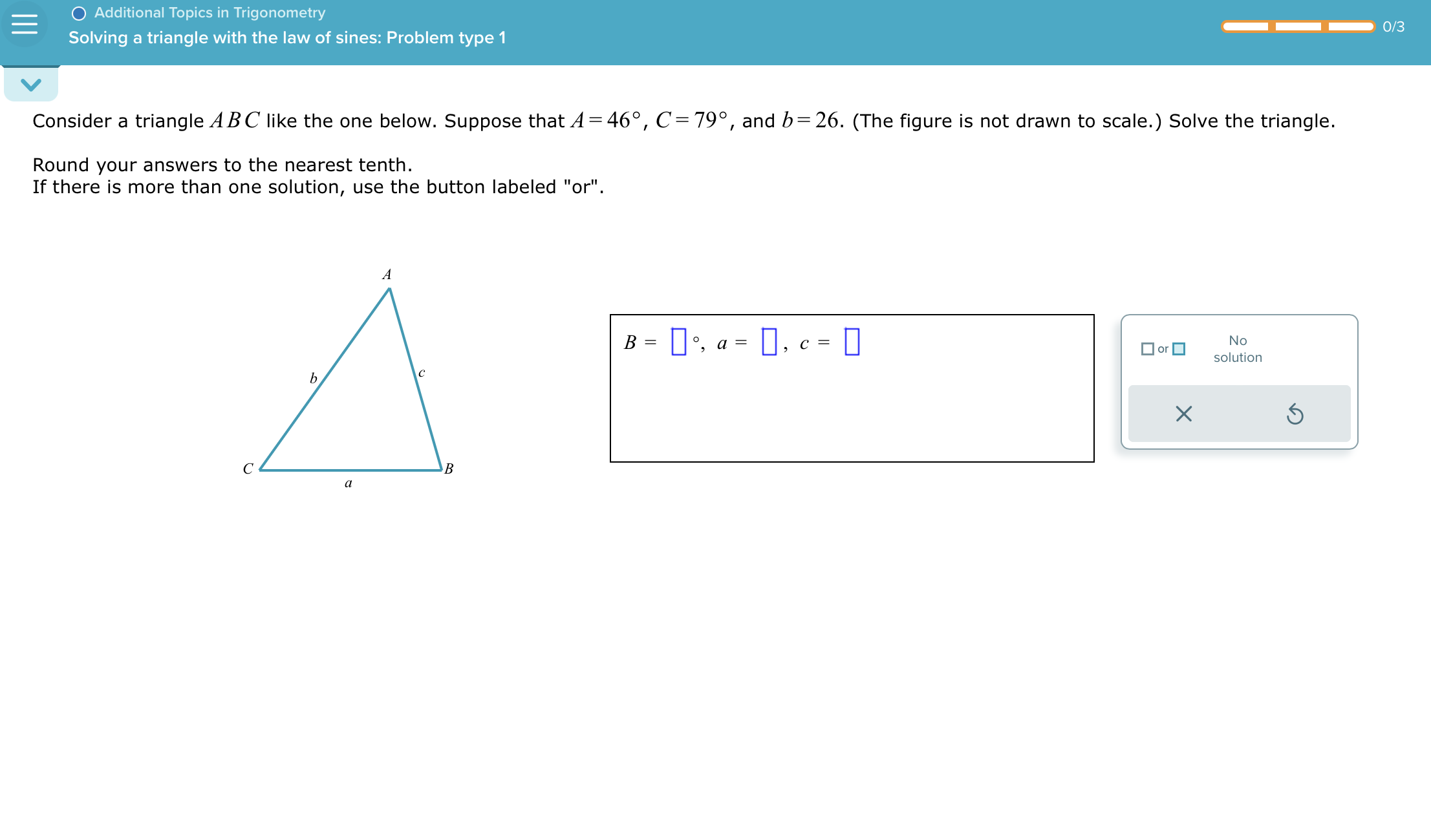 Solved Consider A Triangle ABC Like The One Below. Suppose | Chegg.com