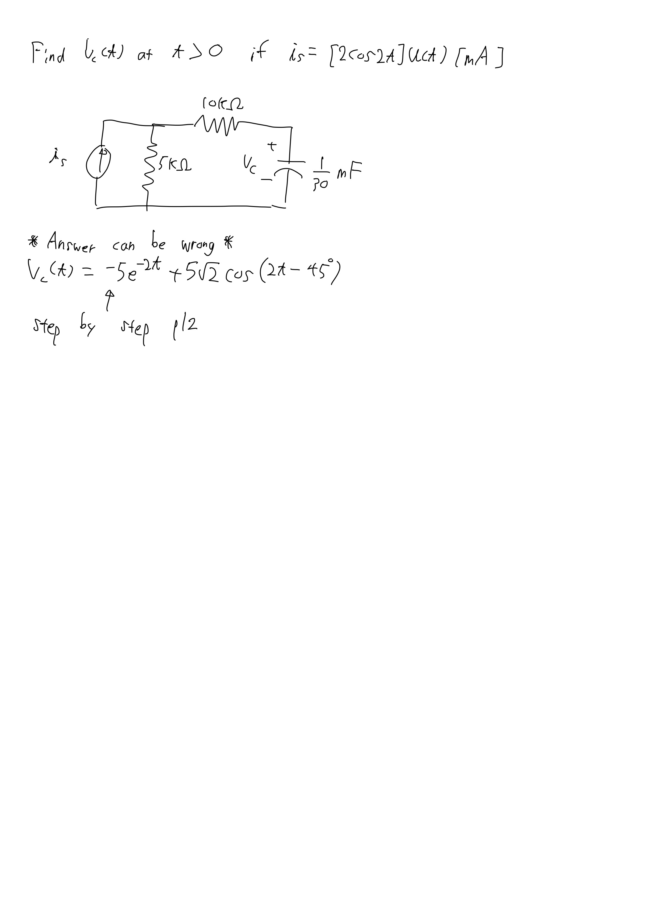 Solved give me step by step solution for the problem. the | Chegg.com