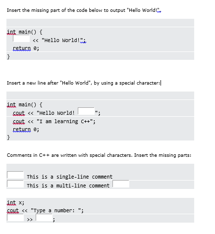 Solved Insert the missing part of the code below to output | Chegg.com