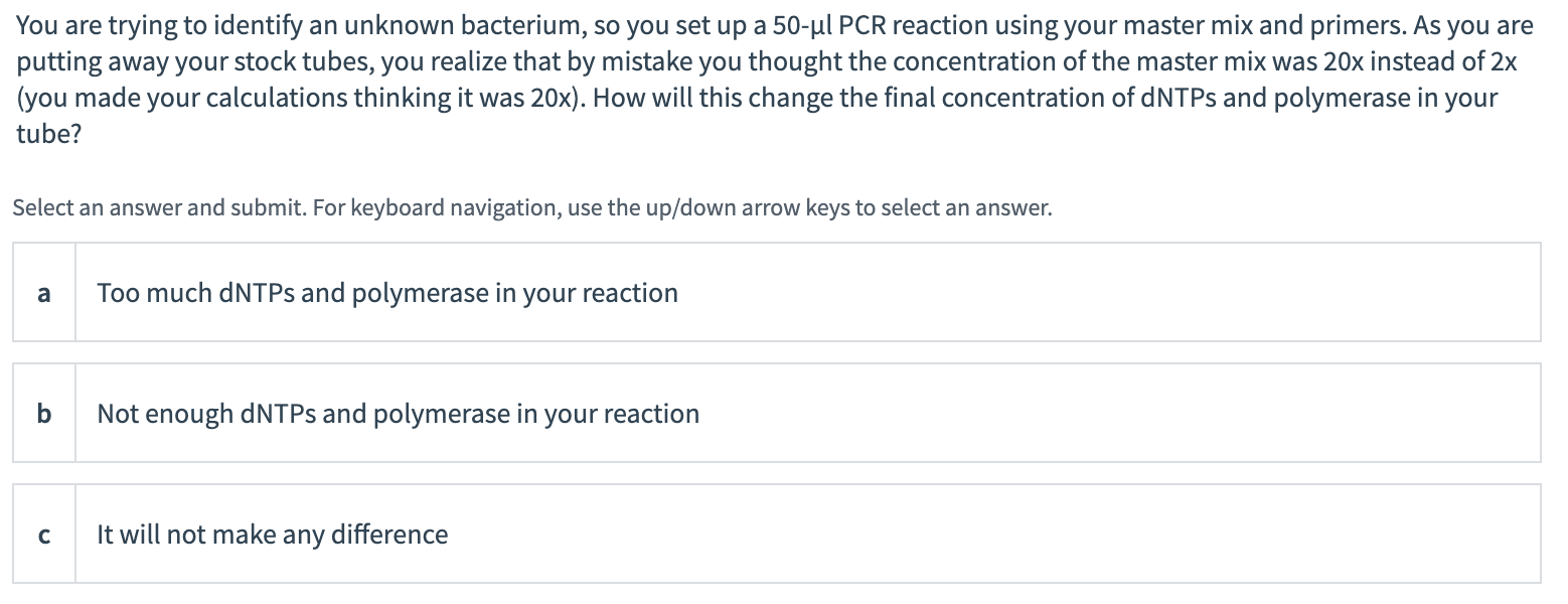 Solved You are trying to identify an unknown bacterium, so | Chegg.com