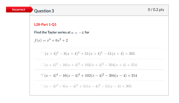 Solved 002pts Incorrect Question 3 L28 Part 1 Q1 Find T