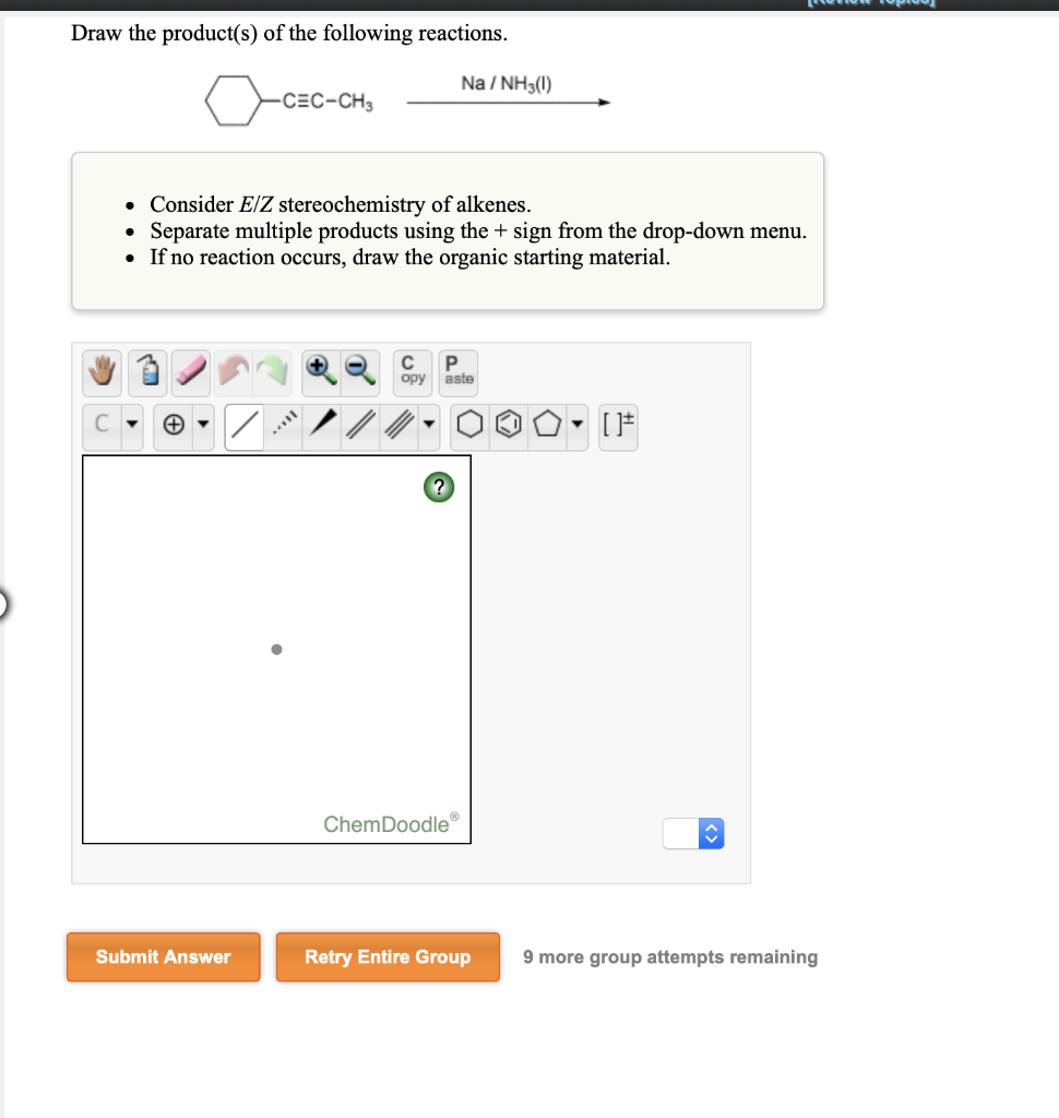 Solved Draw The Product(s) Of The Following Reactions. | Chegg.com