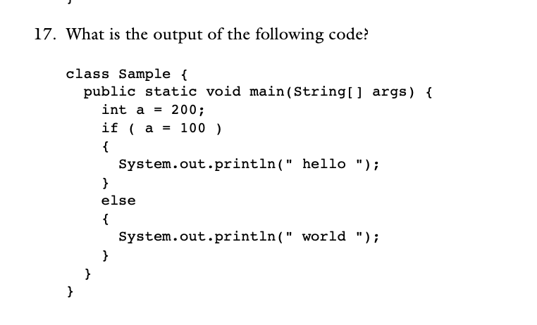 Solved 10. Correct the code to rectify the compile time | Chegg.com
