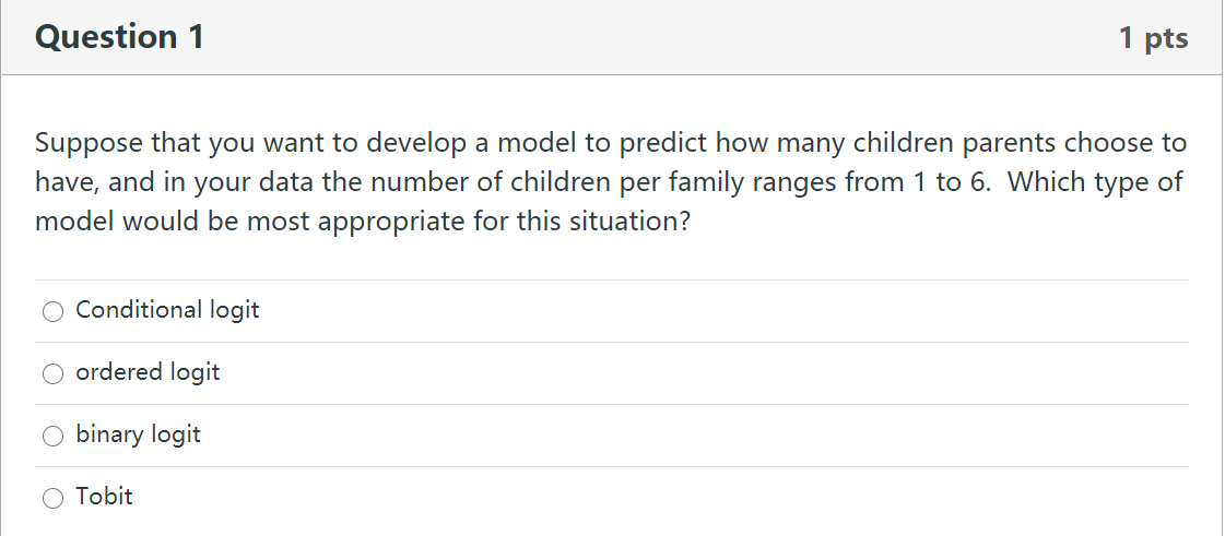 Solved Question 1 1 pts Suppose that you want to develop a | Chegg.com