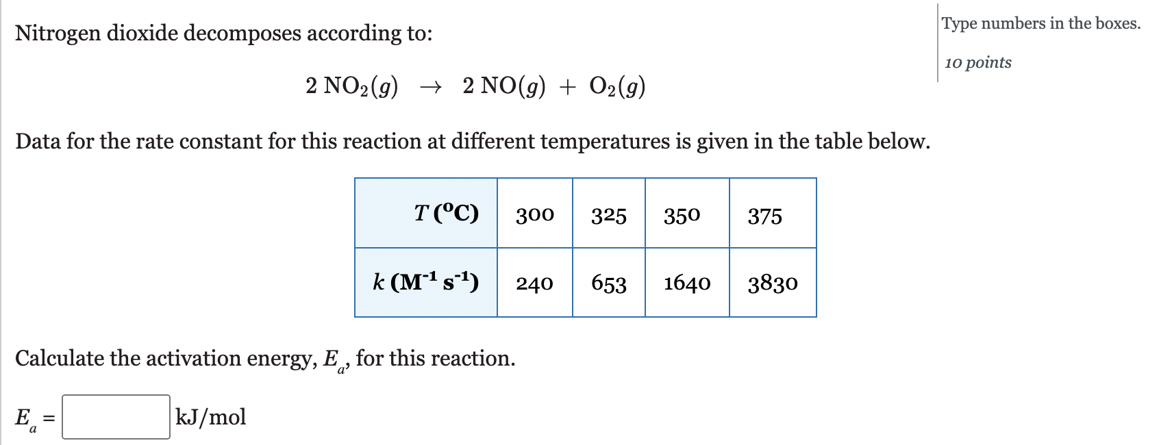 Solved Nitrogen dioxide according to