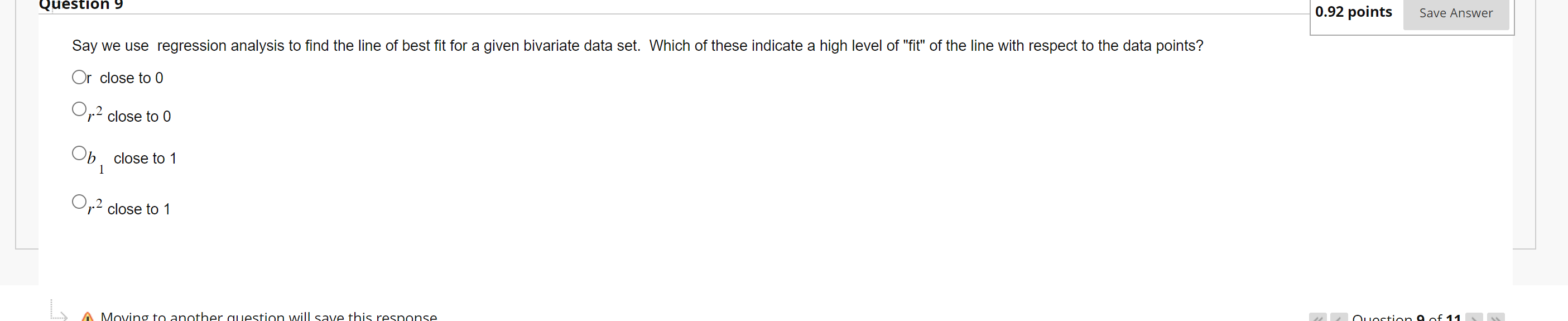 Solved Say we use regression analysis to find the line of | Chegg.com