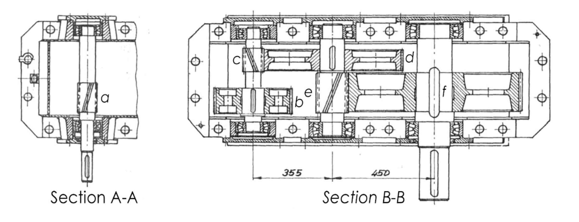 Solved Figure 1 shows a triple reduction spur gear gearbox