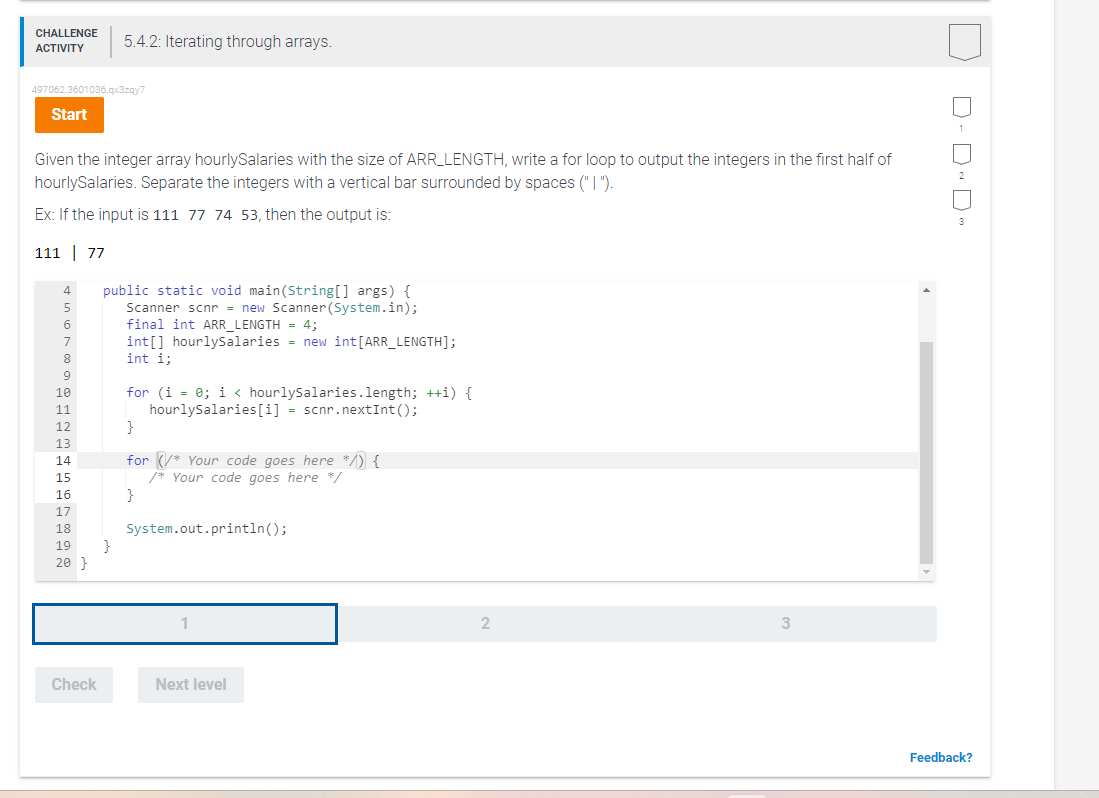 Solved 497062.3601036.q×3zqy7 Given the integer array | Chegg.com