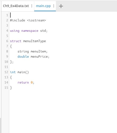 Solved Write a program to help a local restaurant automate | Chegg.com