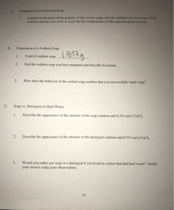 EXPERIMENT 12SAPONIFICATION OBJECTIVE You will