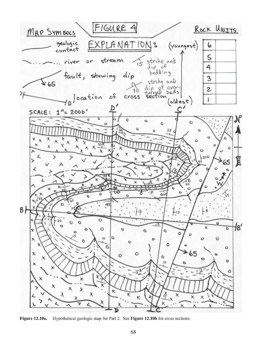 Contact or 15 MAP SYM BOLS FIGURE 4 Rock UNITS. | Chegg.com