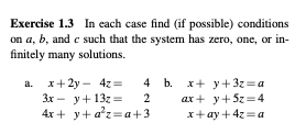 Solved Linear Algebra class, please answers both parts a. | Chegg.com