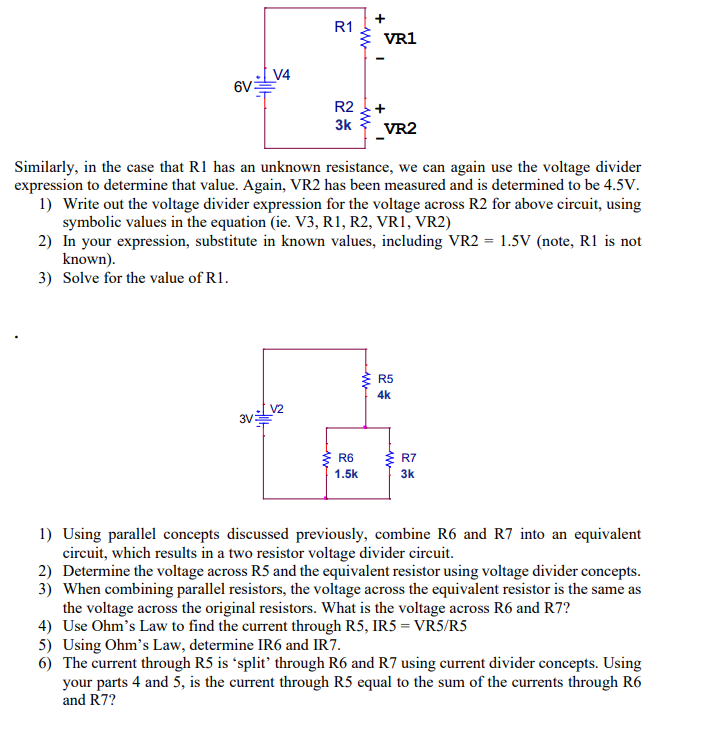 Solved We Can Use Voltage Divider Or Current Divider