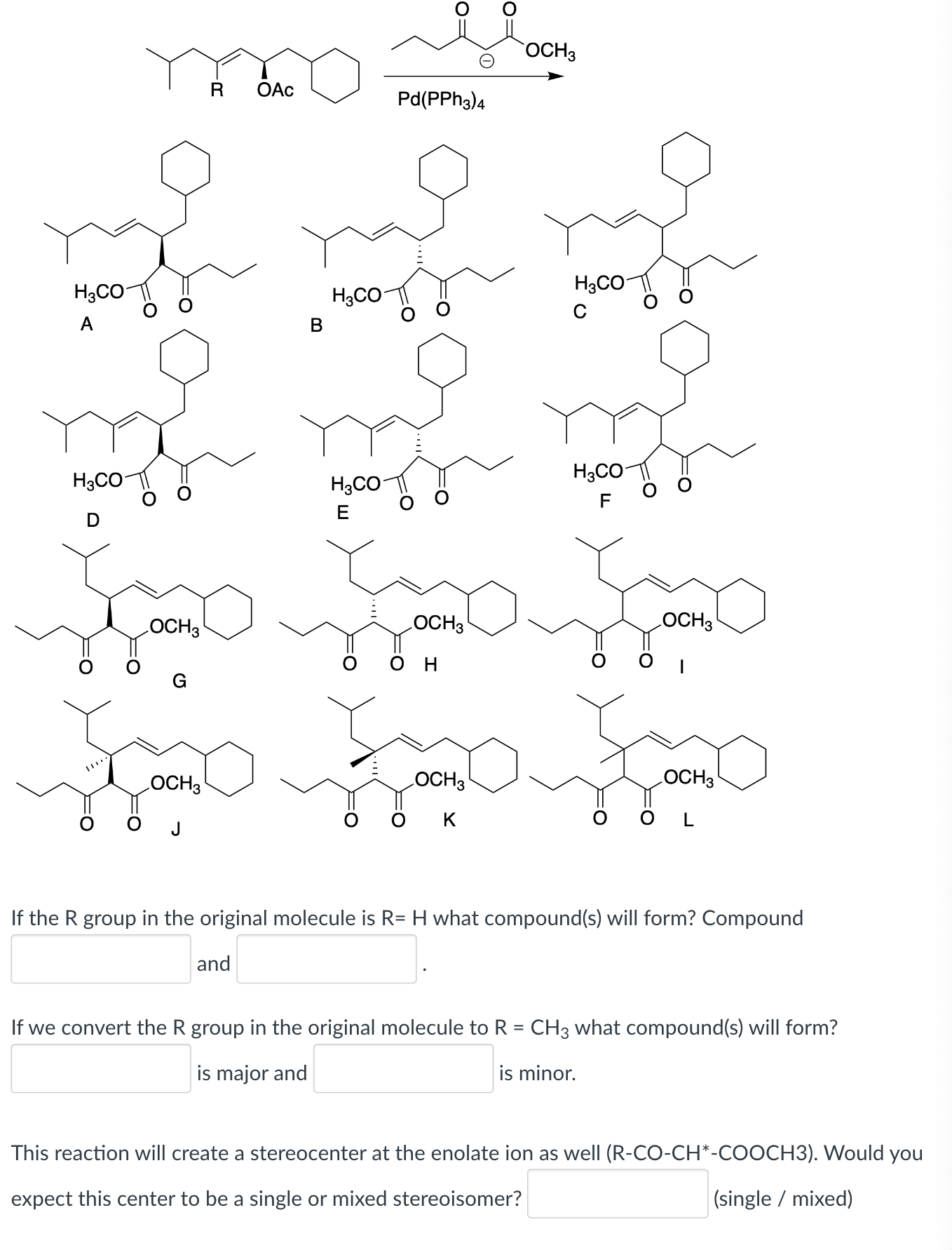 The R Group Solved ABDGIf the R group in the original molecule is R=H | Chegg.com
