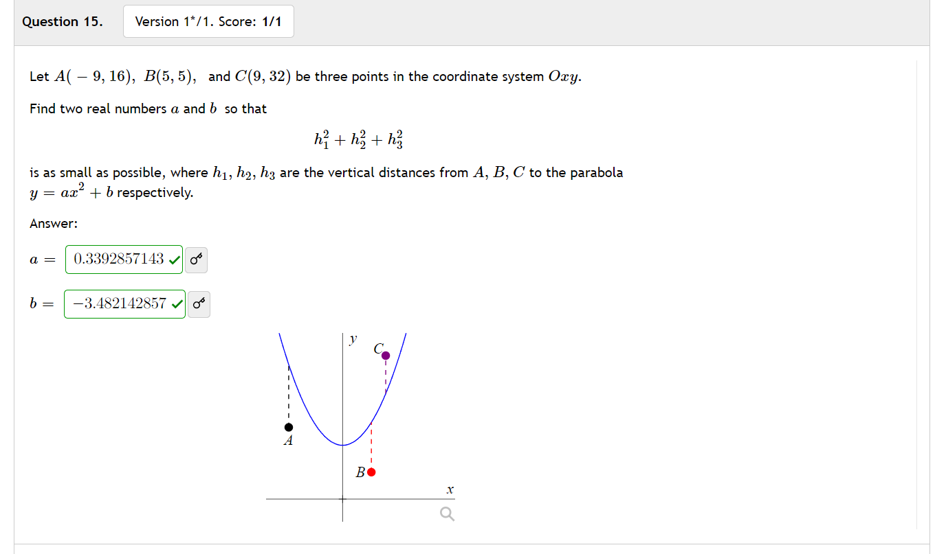 Solved i got the answer but i forgot how to do it could you | Chegg.com