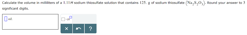 Solved Using molarity to find solute mass and | Chegg.com