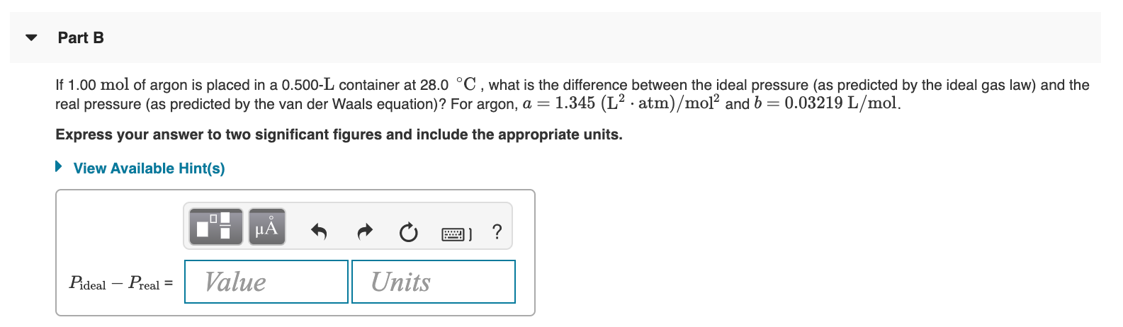 Solved The Ideal Gas Law Describes The Relationship Among Chegg Com