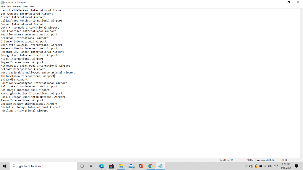 Solved Purpose – to practice File I/O String | Chegg.com