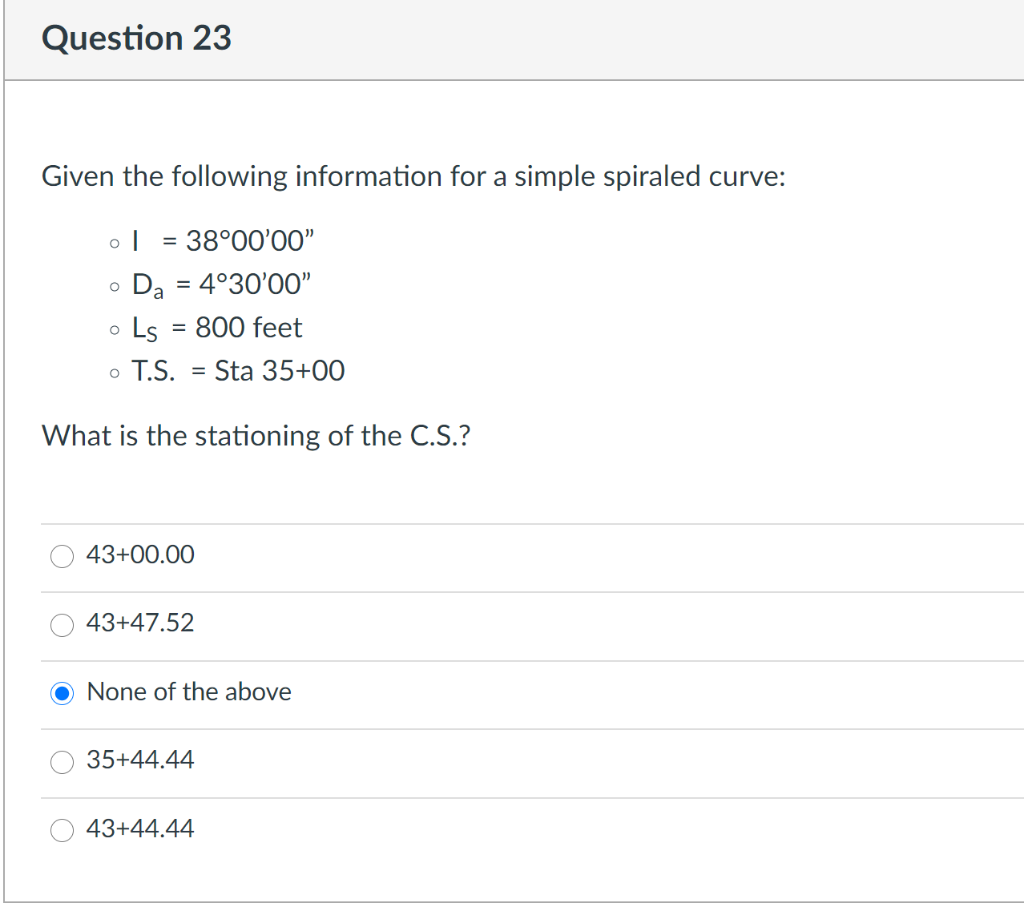 Solved Question 23 Given the following information for a | Chegg.com