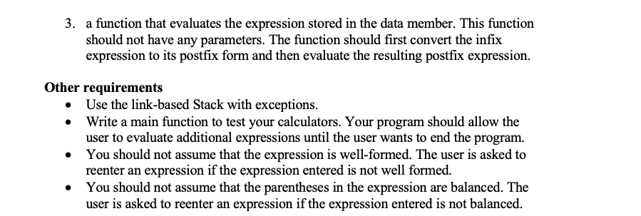 Solved Consider simple infix expressions that consist of | Chegg.com