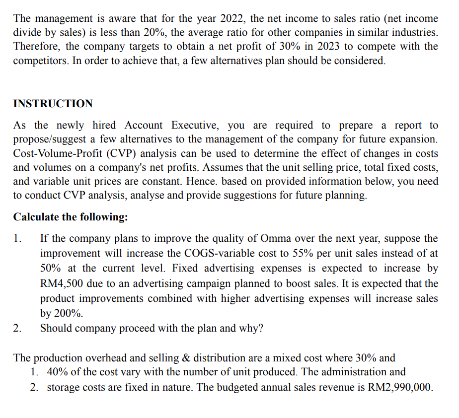 Solved Kiddie Toy Sdn Bhd produces a type of toy sold for