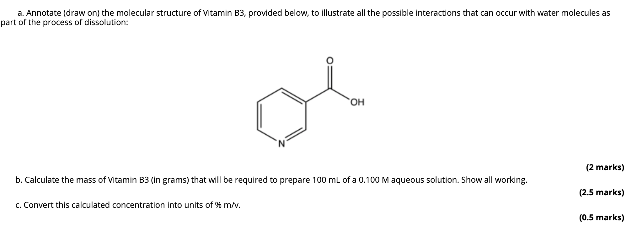 vitamin b3 structure