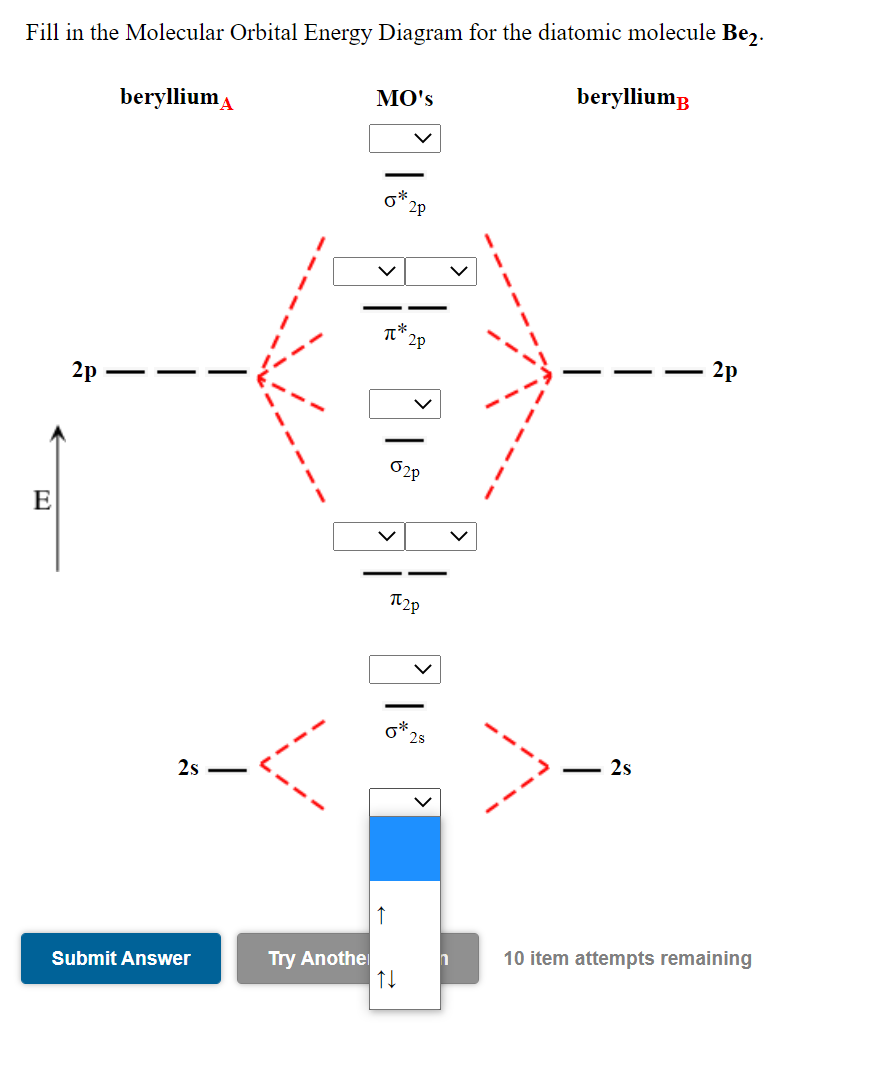 be2 molecular orbital diagram