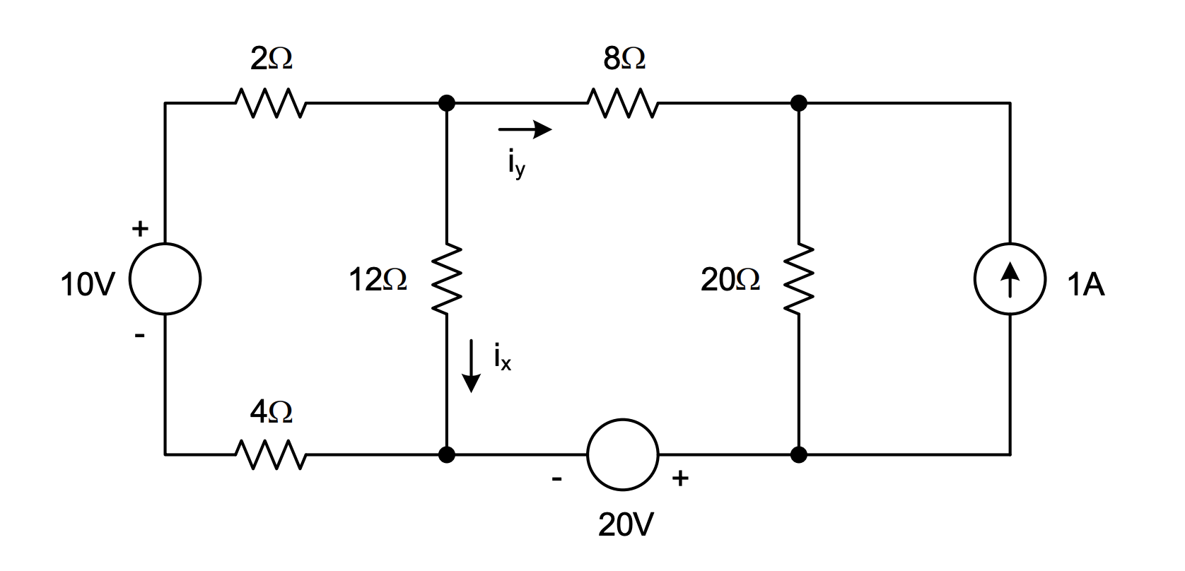 Solved Use Kirchhoff’s laws, Ohm’s law, and the principle | Chegg.com