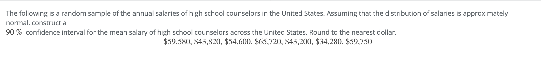 solved-the-following-is-a-random-sample-of-the-annual-chegg