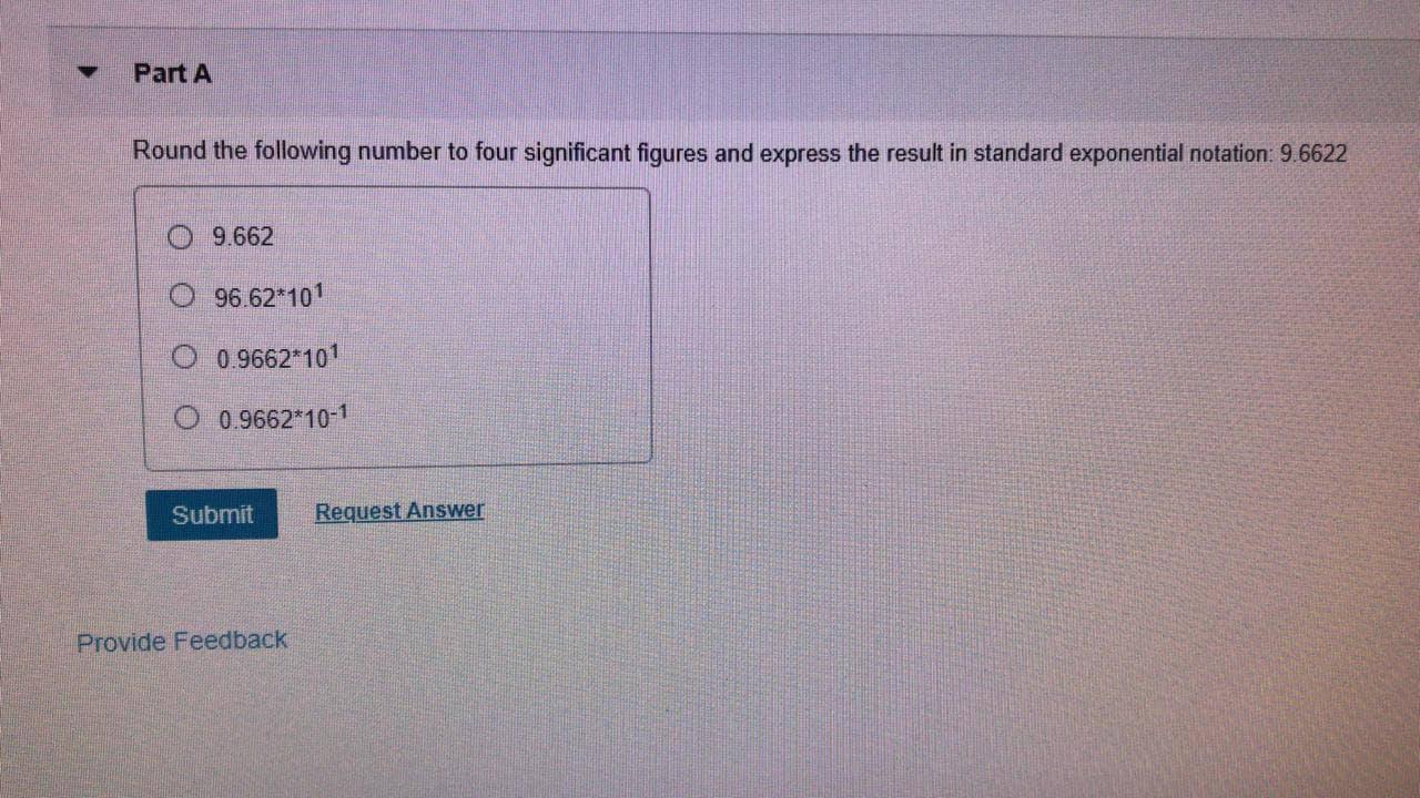 Solved Part A Round the following number to four significant | Chegg.com