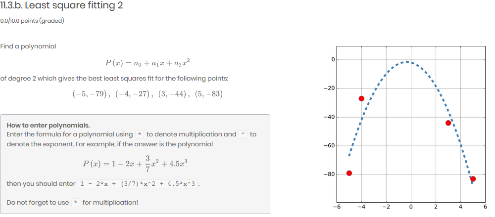 solved-11-3-a-least-square-fitting-1-0-0-10-0-points-chegg