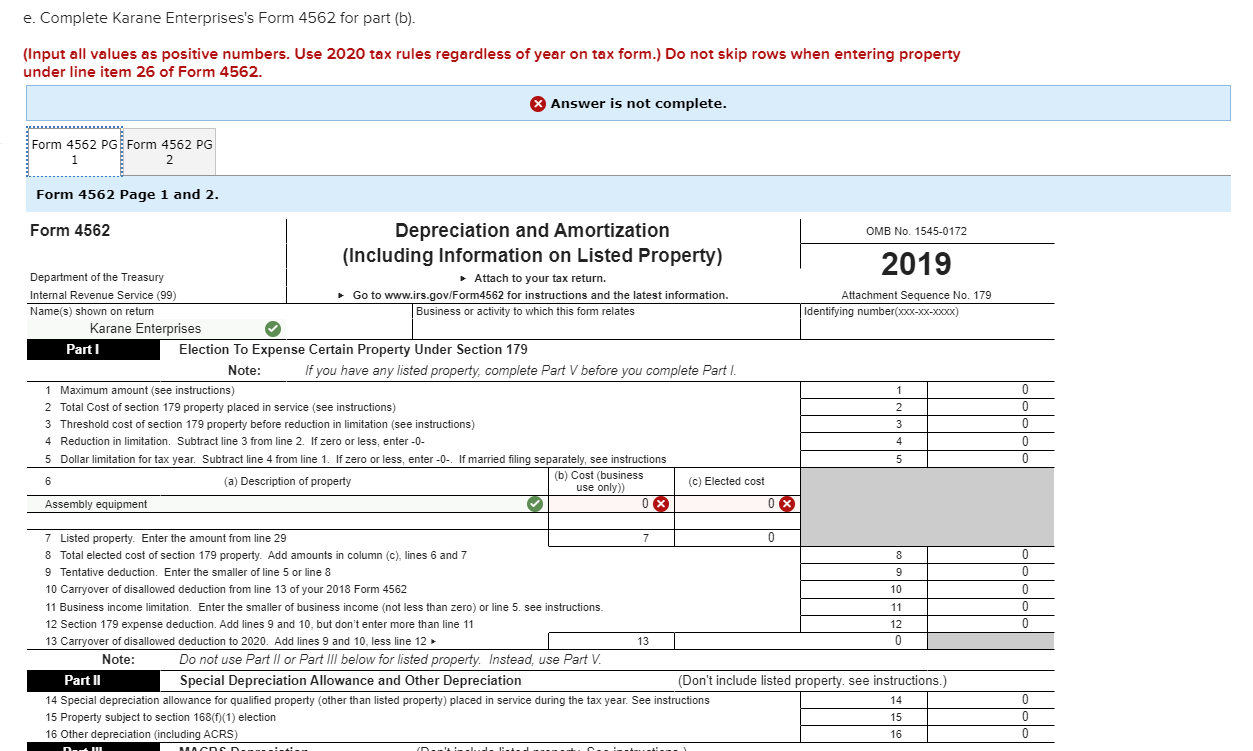 karane-enterprises-a-calendar-year-manufacturer-chegg