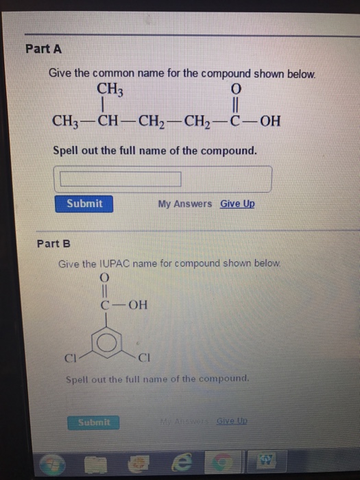 solved-part-a-give-the-common-name-for-the-compound-shown-chegg