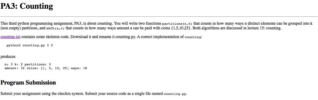 РАЗ: Counting This third python programming | Chegg.com