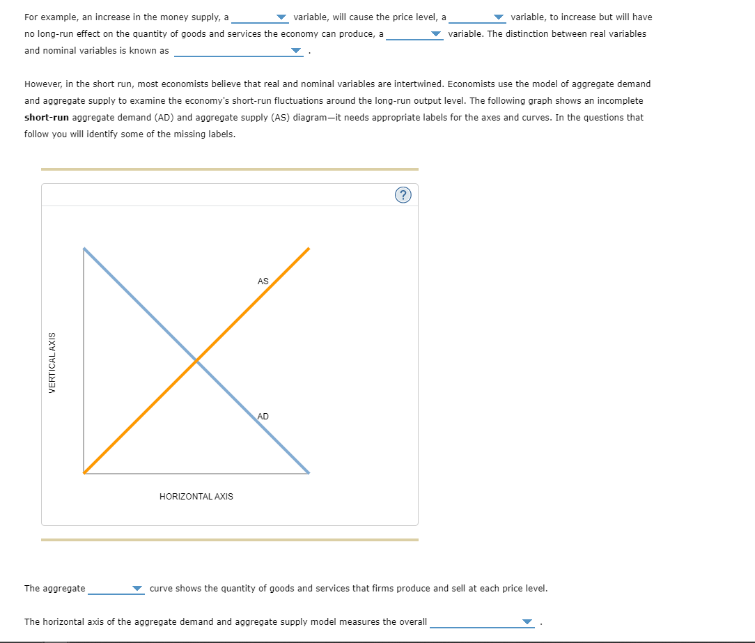 Solved A majority of economists believe that in the long | Chegg.com
