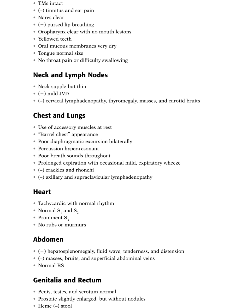 Solved Patient's Chief Complaints "I'm falling apart. I've