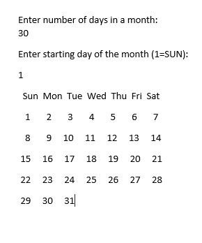 Using shell script, given a month and the day of the | Chegg.com